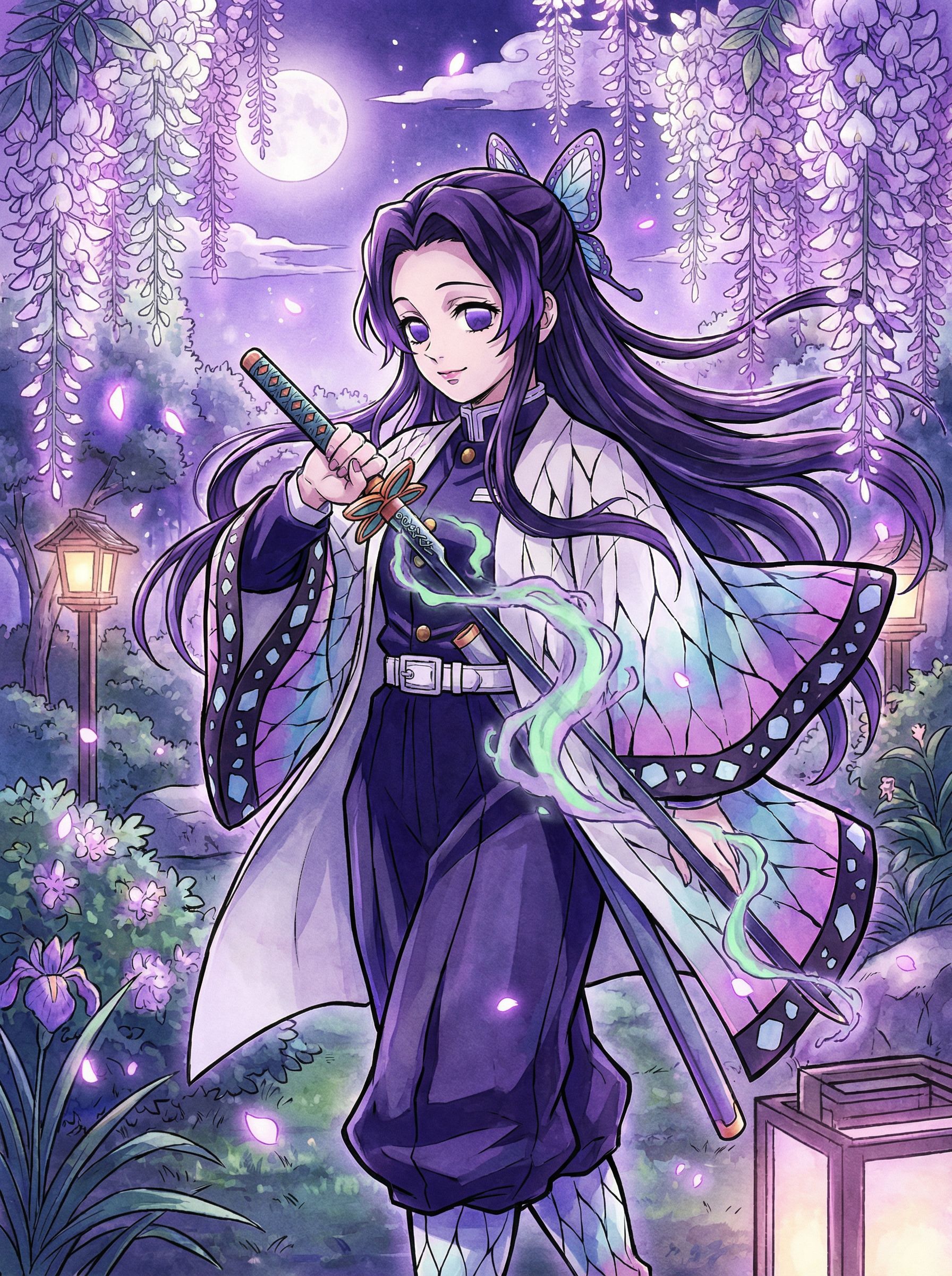 海角网动漫-蝶之舞紫藤花园